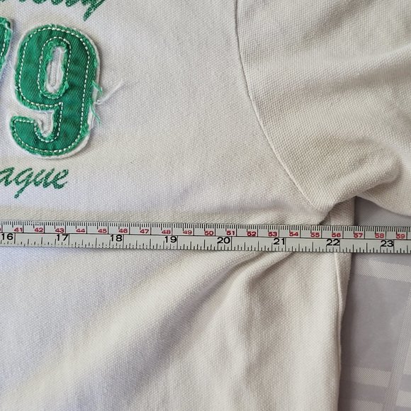 SOKOOL CLOTHING CALIFORNIA POLO COLLAR MEN'S CASUAL WEAR SHIRT XL WHITE GREEN - Picture 8 of 13